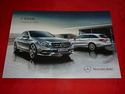 2014 MERCEDES W205 S205 C-CLASS SALOON AND ESTATE BROCHURE BROCHURE