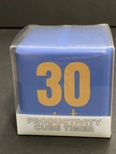 Productivity Cube Timer for Time Mgmt Blue target bullseye playground
