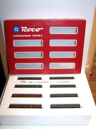 Roco 02060  S Spur N Eisenbahn 8-teiliges Schürzenwagen-Set der DRG OVP