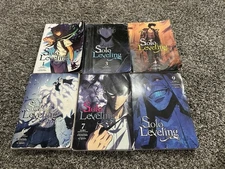 Solo Leveling 1, 3, 4, 6, 7, 9 6 Book Manga Manhwa Set Bundle DAMAGED 