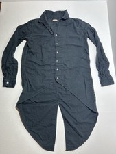 Kapital Made in Japan Mens Collared Buttonup Split Tail Casual Shirt Vintage