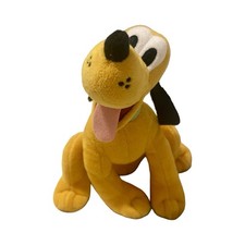 Disney Store 7  Pluto Plush Stuffed Animal EUC Smoke  Pet Free Home