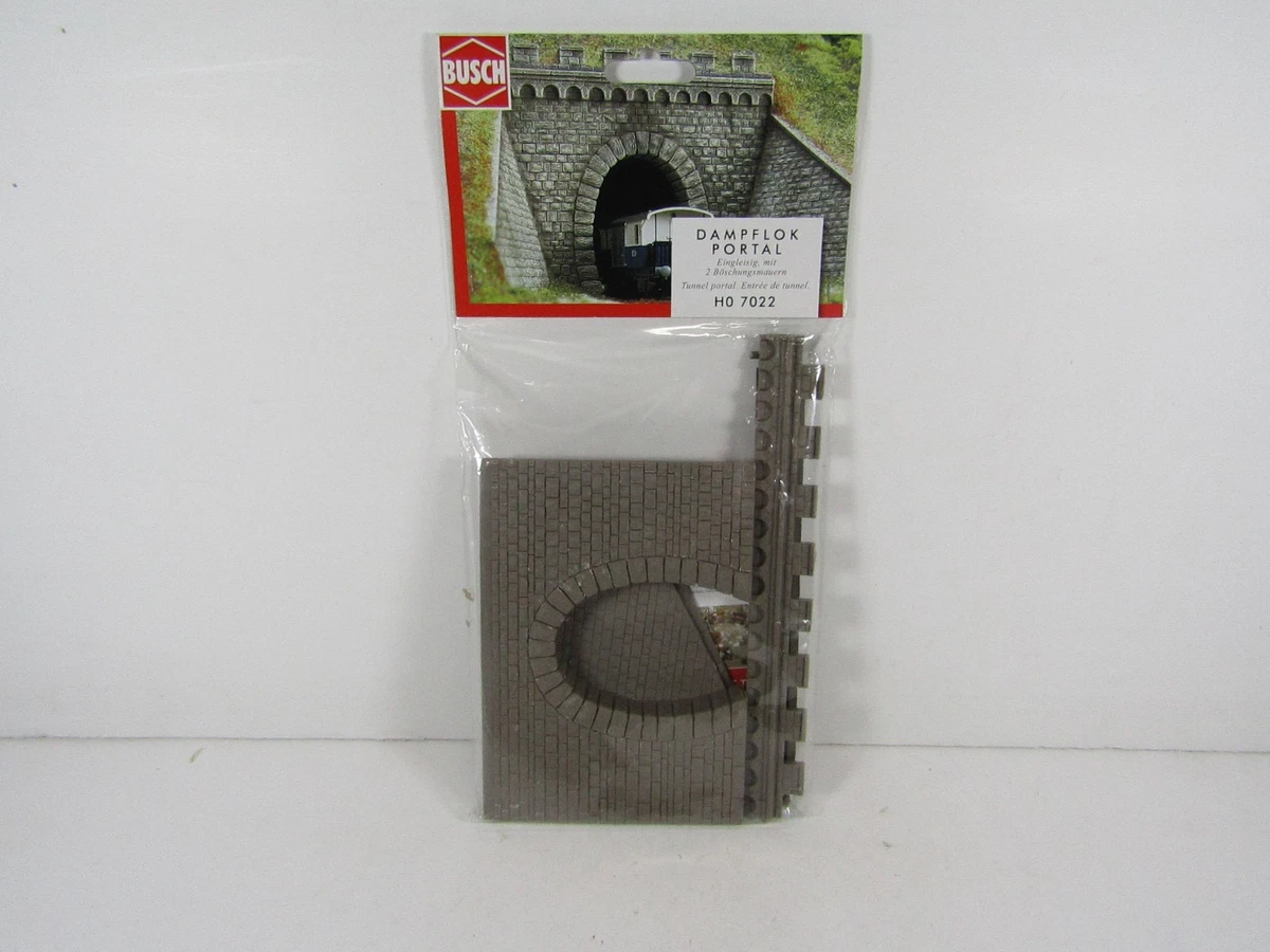 BNIB OO / HO BUSCH 7027 2 TUNNEL PORTALS FOR DOUBLE TRACK - KJB Models - Foto 4