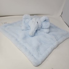 SL Home Blue Elephant Plush Baby Security Blanket Lovey