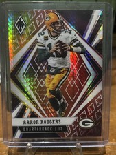2020 Panini Phoenix #19 Aaron Rodgers Fire Burst Card Green Bay Packers