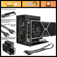 eGPU Dock PCIe 4.0 x4 64Gbps, OCuLink SFF-8612 to PCIe x16, ATX Power Support