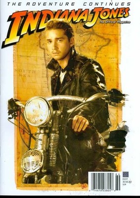 INDIANA JONES Official Titan Movie Magazine #2 (HARRISON FORD) Shia LaBeouf