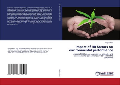 Harjeet Kaur | Impact of HR factors on environmental performance | Taschenbuch