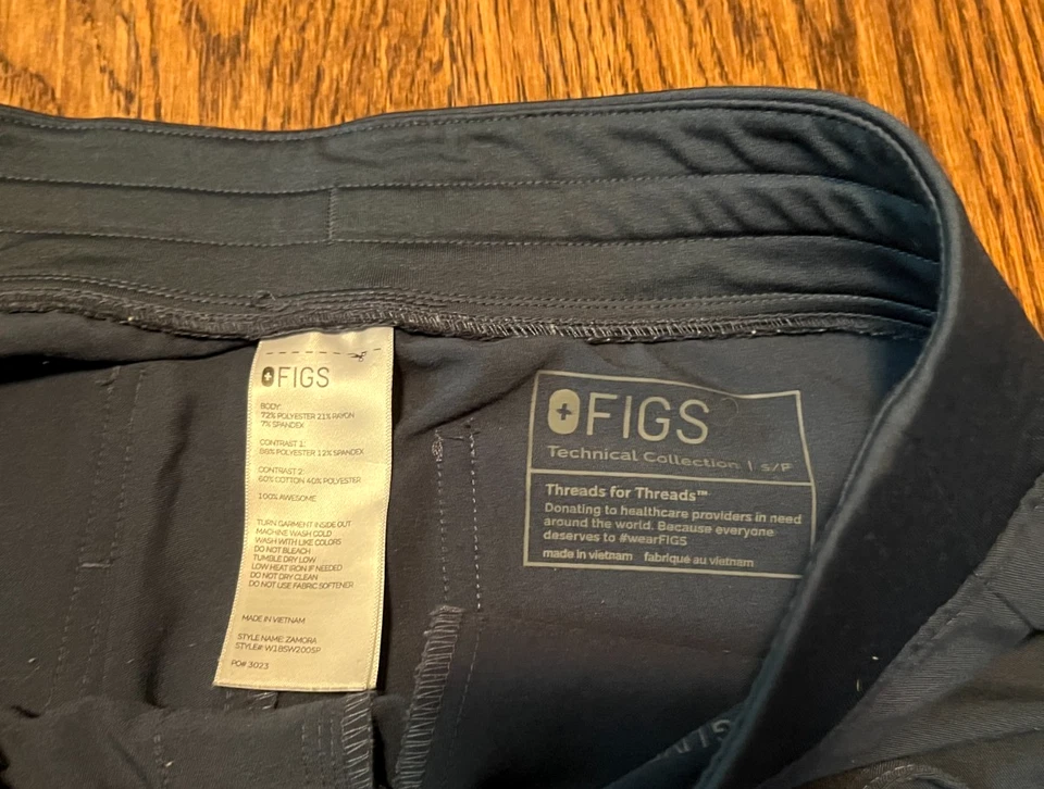 Figs Zamora Pants Women Small Lot Of 2 Technical Collection Scrubs Nurse - Image 3 of 3