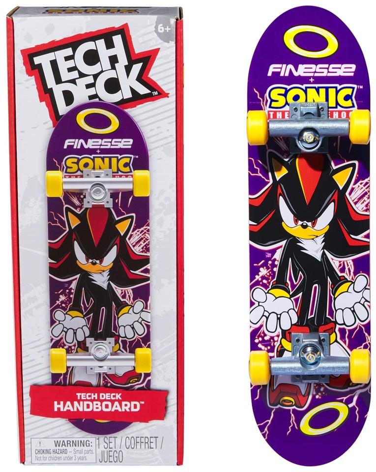 Tech Deck - Finger Skate - 1 Handboard Sonic Finesse Teck 1,