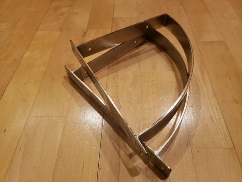 IKEA Wall Shelf Brackets EKBY Robert Pair Sealed Brushed Silver 601.813.33 - 第 4/4 張圖片