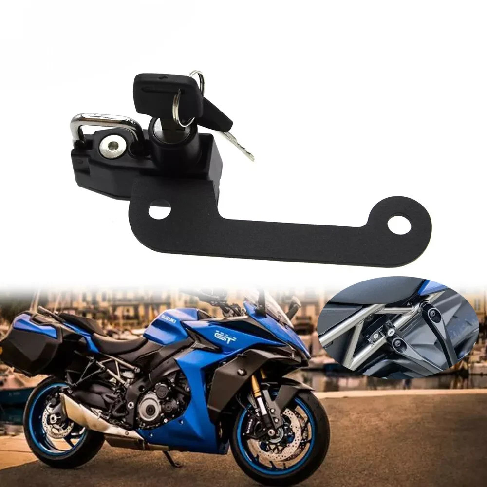 Motorcycle Helmet Lock Mount Hook Keys Locking For Suzuki GSX-S1000GT 2021 2022