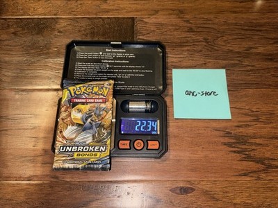 Weighed 22.34g Pokmon UNBROKEN BONDS Booster Pack Factory Sealed New |  eBay