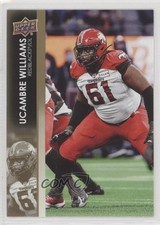 2022 Upper Deck CFL Gold Ucambre Williams #148 r6v