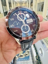 Tag Heuer Carrera CV2A12 Brown Calibre 16 Chronograph 43mm Mens Watch 3