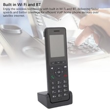4G LTE Cordless Phone Portable Wifi 2.4in Color Screen Desktop Phone for Dect