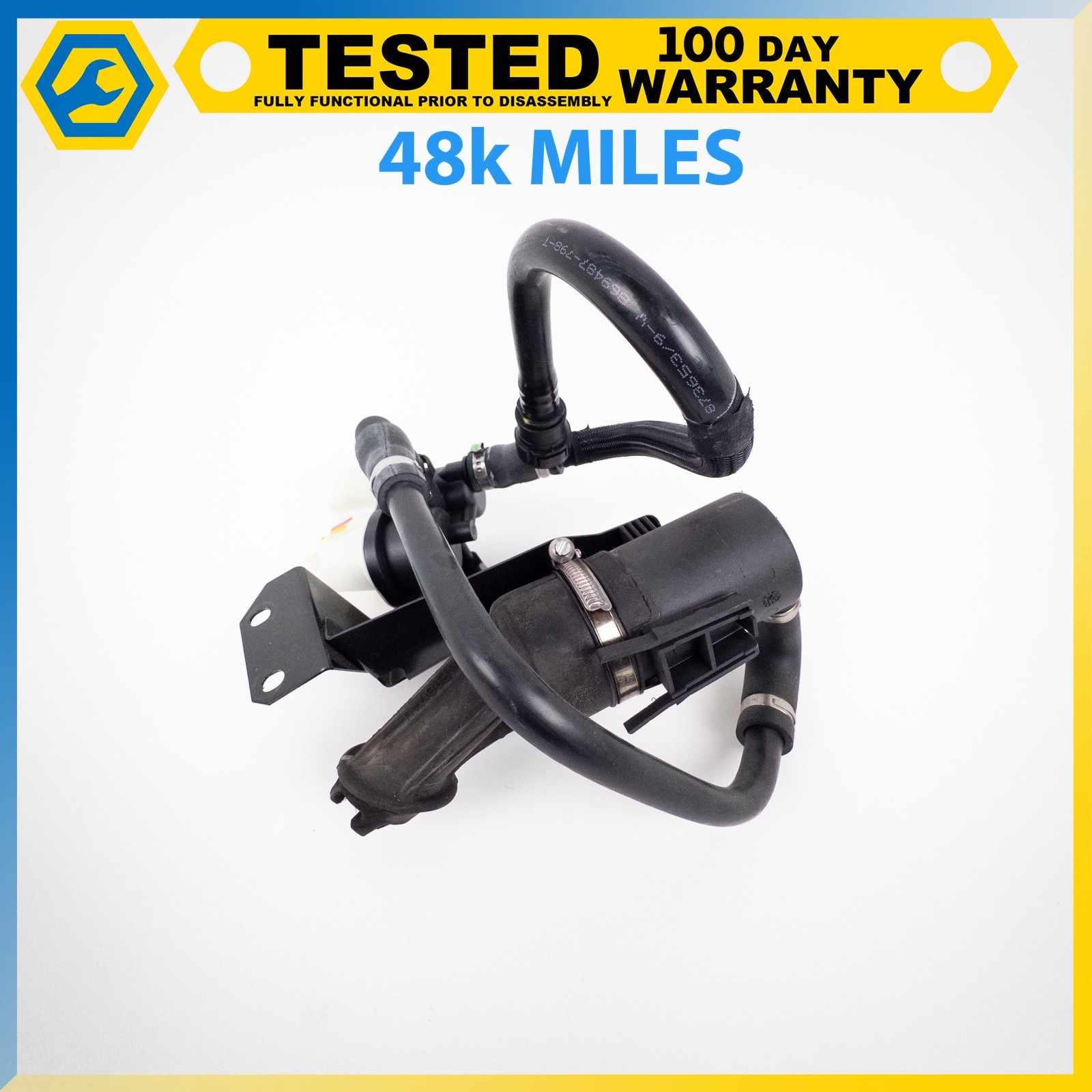 08-19 MASERATI GRANTURISMO FUEL TANK VAPOR EMISSION RESERVOIR VALVE OEM