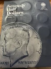 Whitman Kennedy Half Dollar Collection 1964-1985 with coins