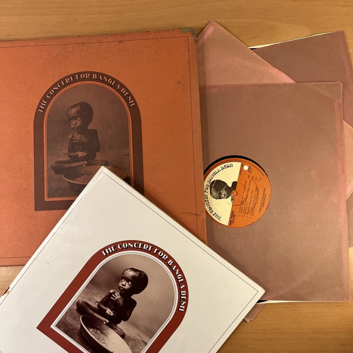 『ＴＨＥ ＣＯＮＣＥＲＴ ＦＯＲ ＢＡＮＧＬＡ ＤＥＳＨ（３ＬＰ）』見本盤・中古 Concert for Bangladesh in Music Records for sale | eBay UK