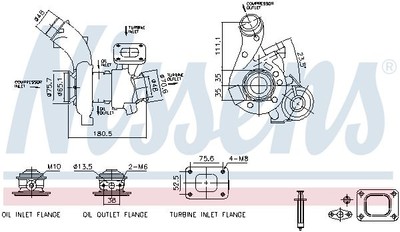 Nissens 93702 Lader, Aufladung passend für FIAT  passend für IVECO