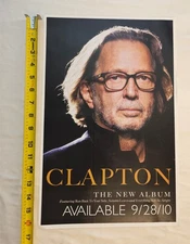 Eric Clapton The New Album Poster 2-Sided Promo 2010 Original 11x17