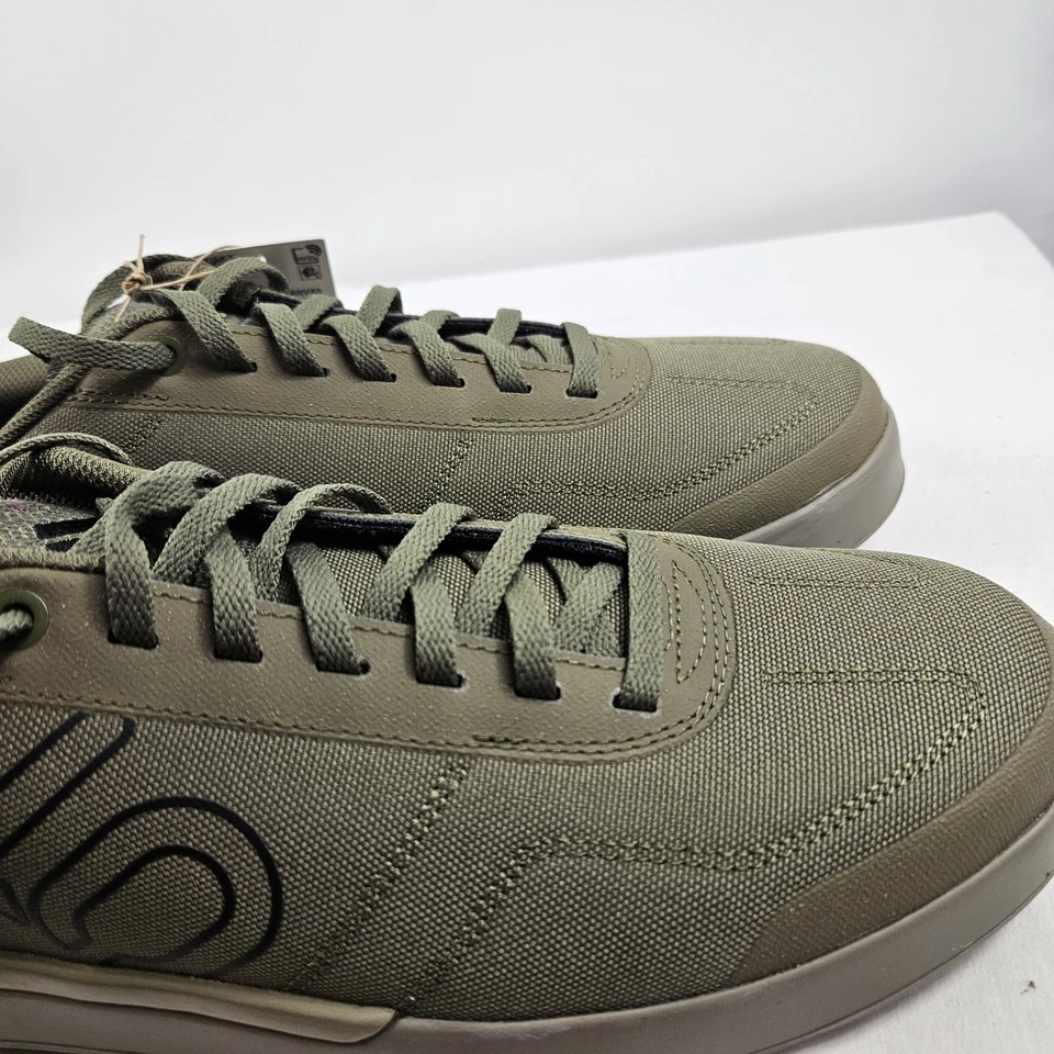 Adidas Five Ten 5.10 Sleuth DLX Lona Bicicleta de Montaña Zapatos para Hombres Talla 9 Oliva  Foto 3 de 4