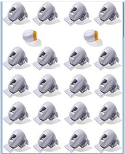 Safety 1st Magnetic Cabinet Locks, 20 Locks, 2 Keys, White