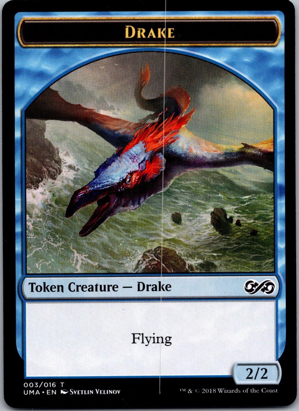 Magic Drake Token Ultimate Masters 3 Lightly Played