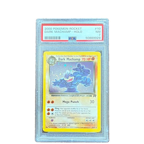 Dark Machamp (Unlimited) graded PSA 7 for sale on eBay