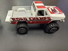 Road Champs GMC High Roller White With Black Horse Logo Red & Red Stripe