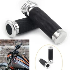 1" Handle Bar Hand Grips For Harley Touring Electra Glide Ultra Classic FLHTCU