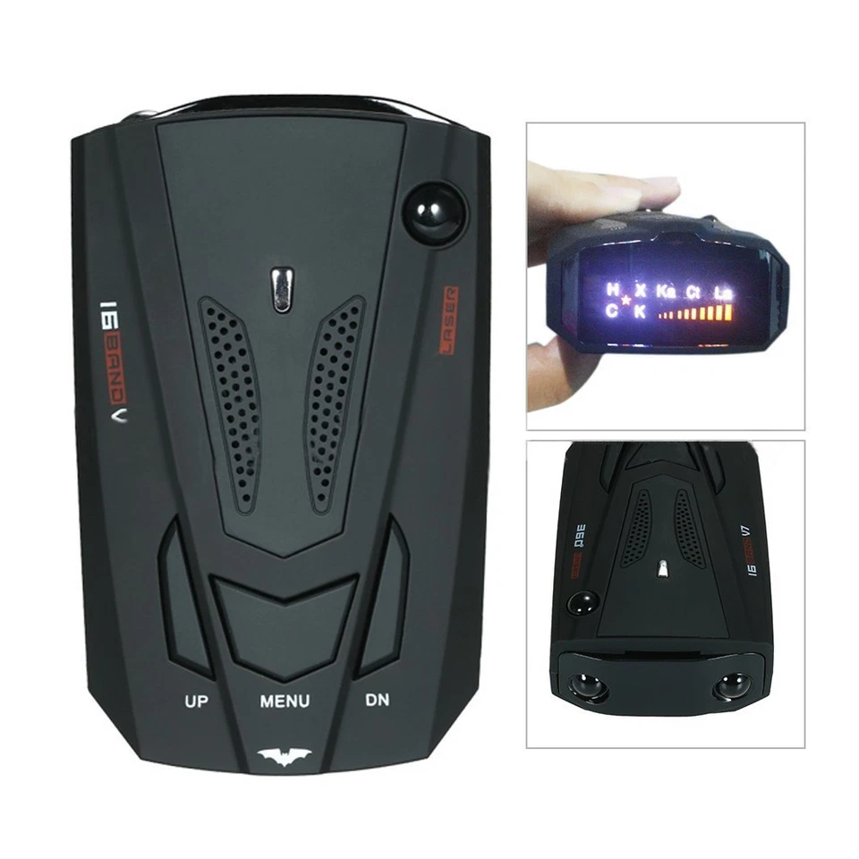 V7 Car Radar Detector 360° Protection 16 Band Defense Laser Detection - Image 2 of 4