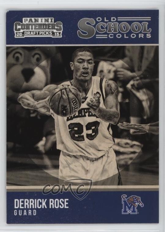 2015-16 Panini Contenders Draft Picks Old School Colors Derrick Rose #9 11h3