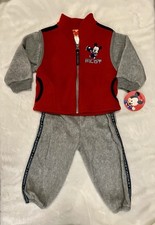 Disney Babies Mickey Mouse 2-piece Vintage Winter Outfit NWT