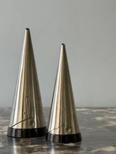 Vintage Retro-  Gense Sweden Salt & Pepper P. Forsell - Cone Shape