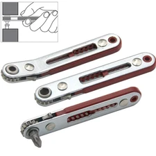 1pc Bidirectional Ratchet Elbow Screwdriver Wrench Flat & Cross Tool - NEW