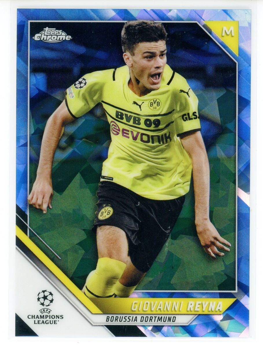 2021-22 Topps Chrome Sapphire UEFA #26 Giovanni Reyna (Borussia