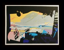 John Hultberg Wide Window 1 H/S Numbered Serigraph ART
