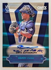 Onyx Premium Silver Foil Autograph 2022 Harry Ford RC Rookie Auto /10 MINT RARE