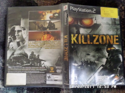Killzone (Sony PlayStation 2, 2004) w/ Case