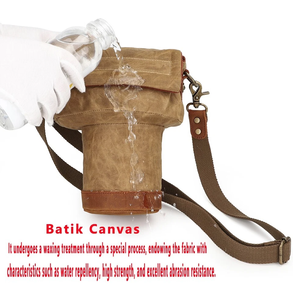 Bolso de hombro de lona Batik impermeable para Sony a7,a7ll,a 7RIV,a 7RIl,a7S Ill,a91l Foto 4 de 4