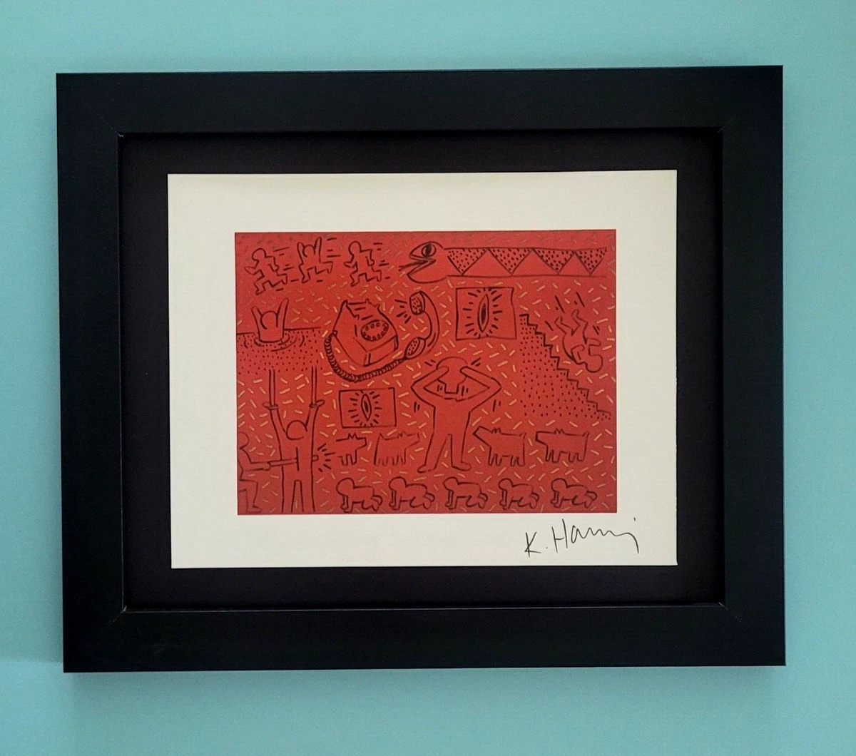 Keith Haring艺术印花| eBay