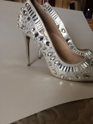 crystal rhinestone heels