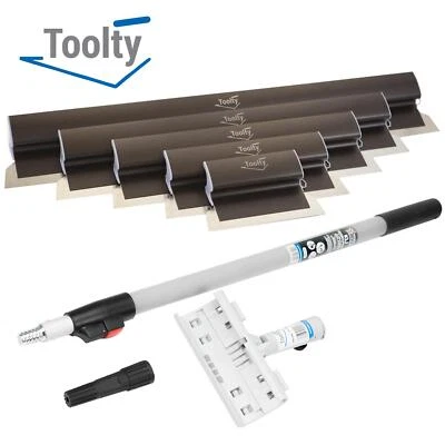 Toolty Stainless Steel Skimming Spatula And Accessories Finishing Trowel DIY