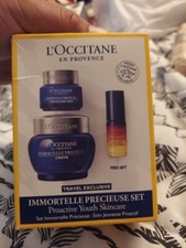 L'Occitane IMMORTELLE PRECIEUSE SET 50ml/15ml/5ml NEW IN BOX