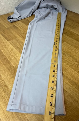 Johnnie O Pants Mens 32x30 Gray Slim Straight Prep Formance 5 Pocket Golf Chinos - 第 9/12 張圖片