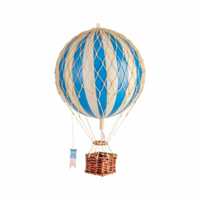 Authentic Models Hängedekoration Travels Light Blue, Ballon, Kunststoff, Papier