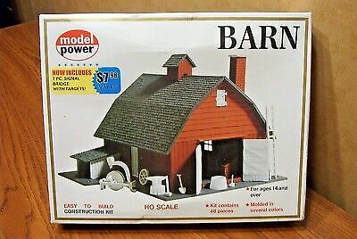 Model Power 601 Ho Scale Barn Construction Kit Lnib For Sale