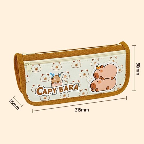 Capyabra Pen Bag Oxford Cloth Stationery Bag Pencil Case Back To School - Picture 2 of 9