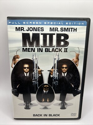 Men in Black II (DVD, 2002, 2-Disc Set, Special Edition Full Screen) D434a